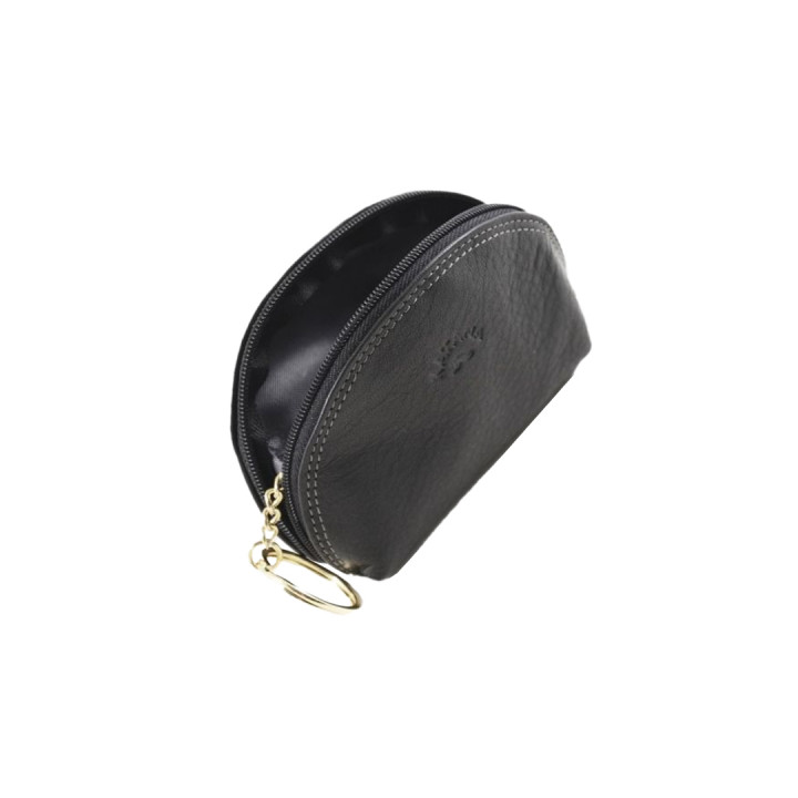 Porta-moedas ou porta-chaves preto. Katana