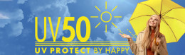 Chapéus de Chuva UV50 Protect by Happy Rain: Proteção Eficaz Contra o Sol e a Chuva